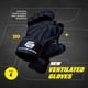thumbnail image 2 of Guantes de levantamiento de pesas, aptos para deportes activos, ventilados, con muñequeras, 2 of 9
