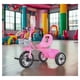 thumbnail image 3 of Triciclo Infantil Bici Musical Con Canasto y Respaldo Rosado, 3 of 7