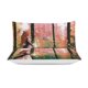 thumbnail image 3 of Oil Painting Style 3-Piece Twin Bed Set - Includes 1 Single Comforter And 2 Pillowcases Bedding - Fade Resistant Microfiber - Oil Painting Style, 3 of 4
