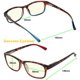 thumbnail image 3 of Lentes para computadora Success Eyewear, 2 pares, 1.5, azul y rojo, 3 of 5