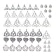 thumbnail image 3 of 48x Nudo hueco Charms Conector DIY Colgantes Nudo chino Plata envejecida para la fabricación de joyas Hallazgos colgantes Suministros Pulseras, 3 of 5