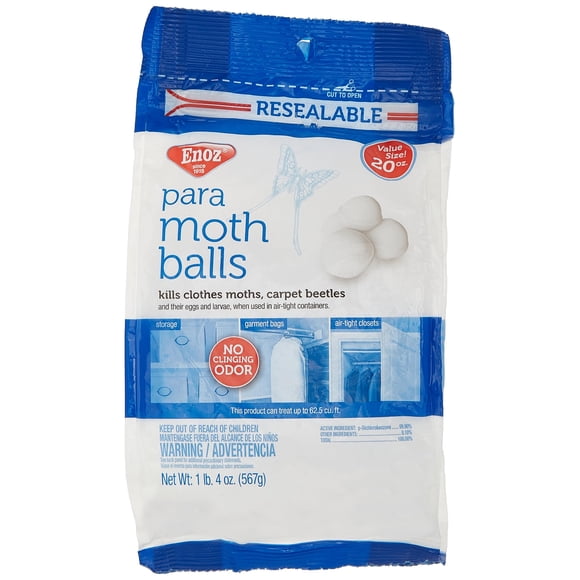 Bola de polilla Enoz E320.6T, 600 ml, pura para polilla, envuelta en violonchelo