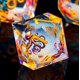 thumbnail image 2 of Set de Dados DND Froggod Pulpo Núcleo Líquido Blanco Oro 7 Piezas, 2 of 6