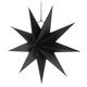 thumbnail image 1 of Novedad 3D Paper 9 Point Star Christmas Halloween Decoración Colgante Negro, 1 of 4