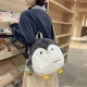 thumbnail image 2 of Kawaii Soft Plush Backpack Women Cute Penguin Mini Backpack School Bags For Teenage Girls Warm Faux Fur Bags Mochilas Femininas, 2 of 3