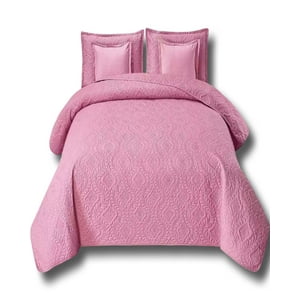 Alonso - Cobertor 9 Piezas 2 Plazas Quilt Mas Sabanas Mas Cortina De Tela