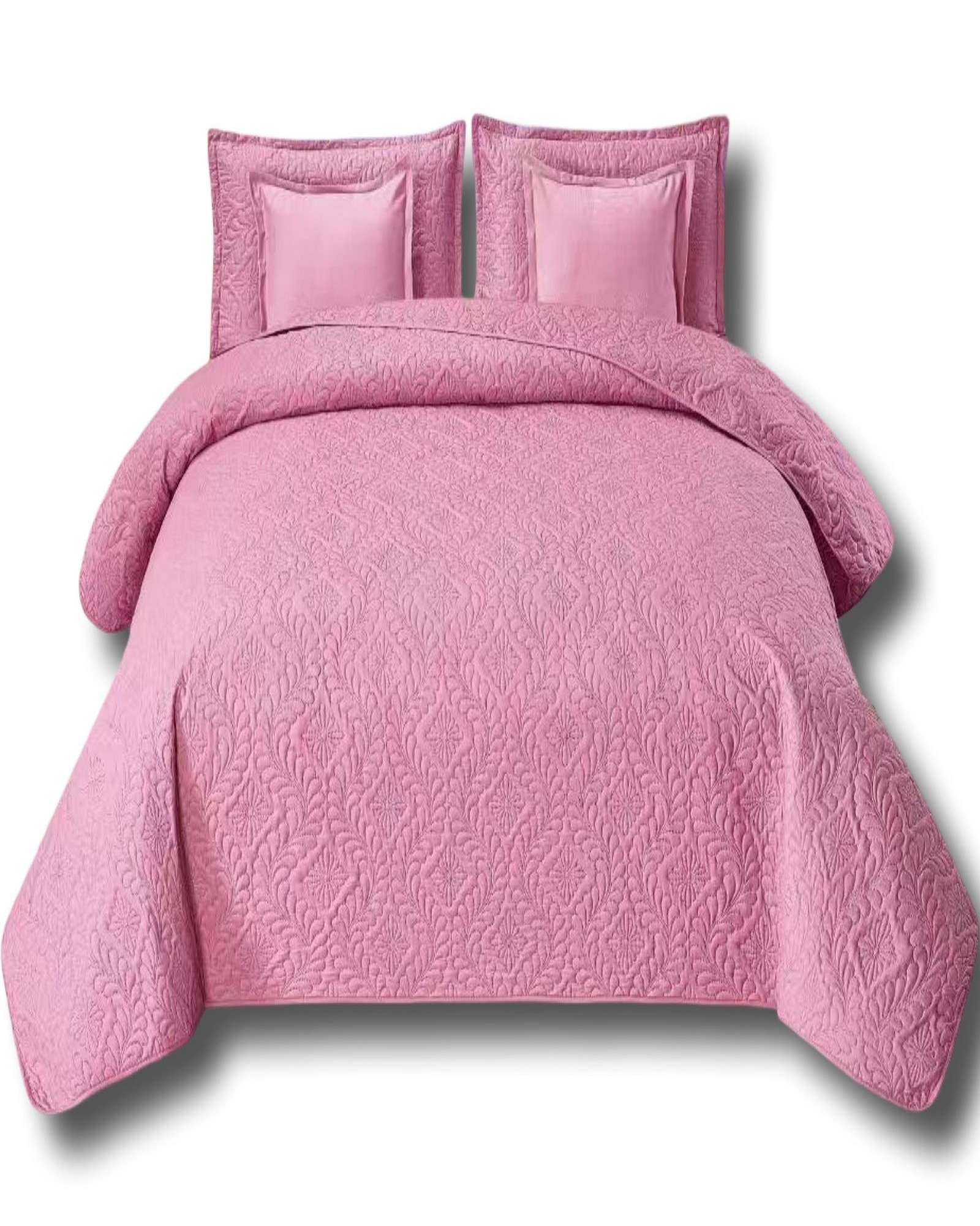 Alonso - Cubrecama 9 Piezas 2 Plazas Quilt Mas Sabanas Mas Cortina De Tela