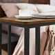 thumbnail image 2 of Mesa Auxiliar Lateral Vendel con ruedas Estilo Industrial, 2 of 8