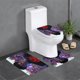 thumbnail image 1 of Miles Morales Juego de 3 alfombras de baño de coral fleece: tapete de baño + alfombra de inodoro en forma de U + funda de tapa de inodoro en forma de O, 1 of 6