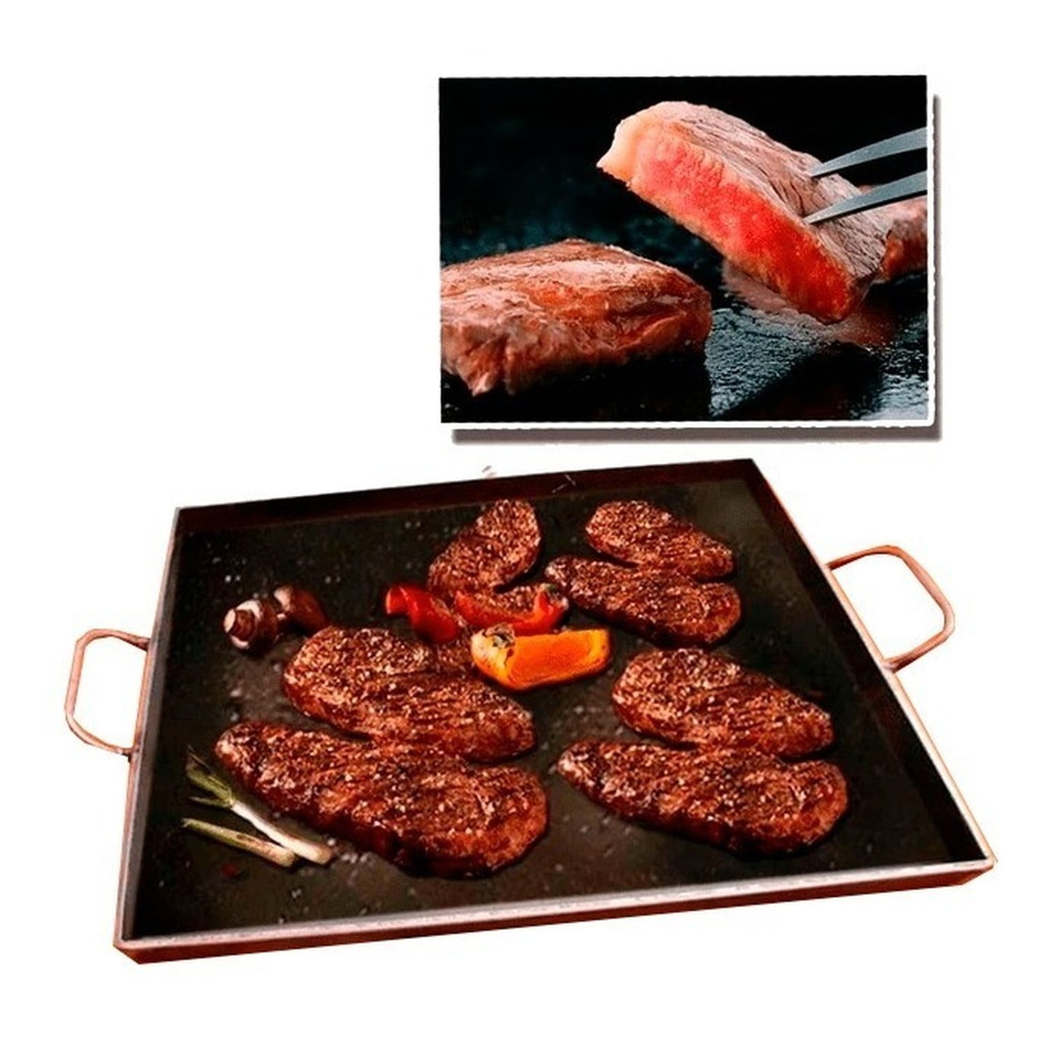 Genérico - Plancha Churrasquera Fierro 40x50cm 5mm Alta Calidad