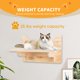 thumbnail image 3 of Juego de muebles NOVGOBHOT con estantes de pared para gatos con rascador, 3 of 6