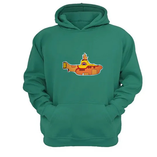 Genérico - Polerón Canguro The Beatles Verde Aguamarina Talla M Unisex