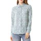 thumbnail image 2 of INSPIRE CHIC Camisa de Mujer con Botones, Estampado Floral Pequeño, Manga Larga, Cuello en Punta, Top de Oficina, Talla L, Azul, 2 of 8