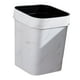 thumbnail image 2 of Papelera De Baño Pequeña, Cesta De Basura Cuadrada De 14L Para Inodoro, Hogar, Sala De Estar, Color Blanco, 2 of 5