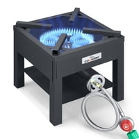 Cocina De Gas Cookamp, Banjo De Alta Presión, 1 Quemador, 260000 Btu