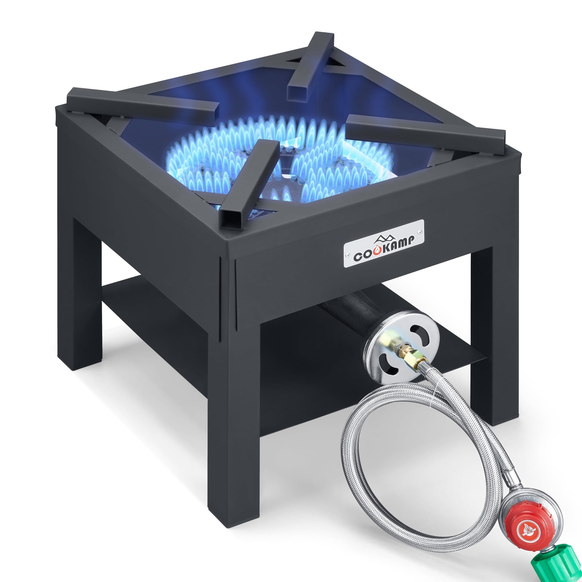 Cocina De Gas Cookamp, Banjo De Alta Presión, 1 Quemador, 260000 Btu