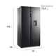 thumbnail image 2 of Refrigerador 436l No Frost Side By Side Sfx440b Negro, 2 of 9