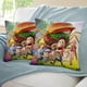 thumbnail image 3 of Lluvia de Albóndigas Fundas de almohada de terciopelo con tema, regalos de funda de almohada, decoración para el hogar, cojín de lanzar, regalo de cumpleaños para fans y parejas. 45cm x 45cm., 3 of 6