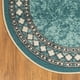 thumbnail image 3 of Alfombra Redonda Celeste Antideslizante 150x150 Cm Con Goma, 3 of 3