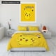 thumbnail image 1 of Pokémon Pikachu Printed Soft Bedding Set Cartoon Anime Duvet Cover Comforter Cover Boys Girls Children Adults Twin King Bed Sheets, 1 of 5
