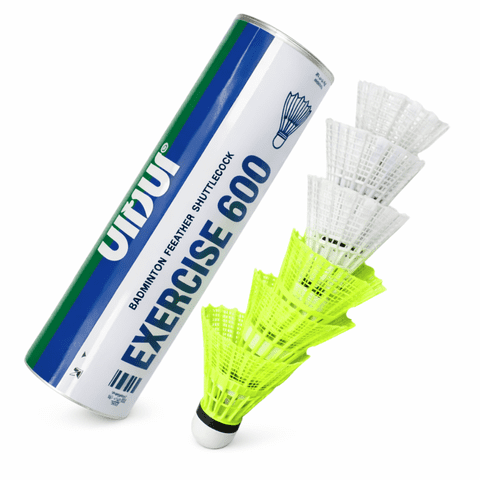 Linea Sport - Set 6 Plumas Badminton Volantes Nylon Plumilla Pelota