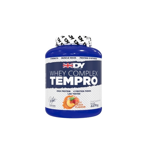 PROTEINA WHEY COMPLEX TEMPRO 2270G 75SV JUICY PEACH- DY NUTRITION