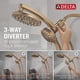 thumbnail image 5 of Alcachofa de ducha Delta PivotPro 3 en 1, 6 posiciones, 1,75 GPM, negro mate, 5 of 8