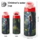 thumbnail image 2 of WildwoodBotella de Agua con Tapa Pop Top de Un Toque, Acero Inoxidable, a Prueba de Fugas, para Deportes, Botella Infantil rosa 12 oz, 2 of 6
