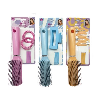 Set De Cepillo Con Accesorios Para Cabello, Producto Surtido 1 Un Hello Beauty