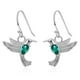 thumbnail image 1 of Aros pendientes colibrí plata 925, 1 of 3
