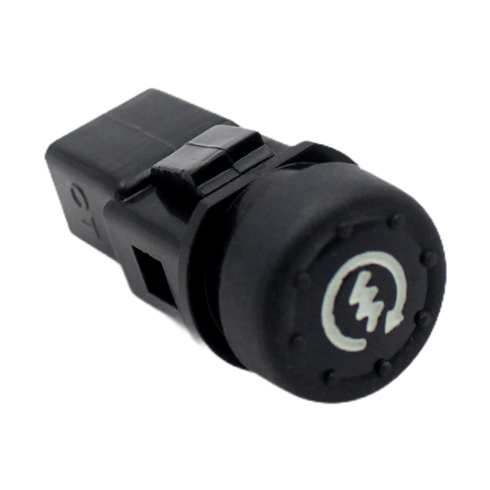 Magideal - Botón De Arranque De Motocicleta, Conjunto Negro, Interruptor De Arranque Fácil De Instalar, Botón Pulsador De Repuesto Parapara 125 2007 Zapm38100