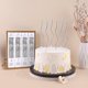 thumbnail image 4 of Velas PHD CAKE 24 piezas 18 cm Espiral plateado, 4 of 9