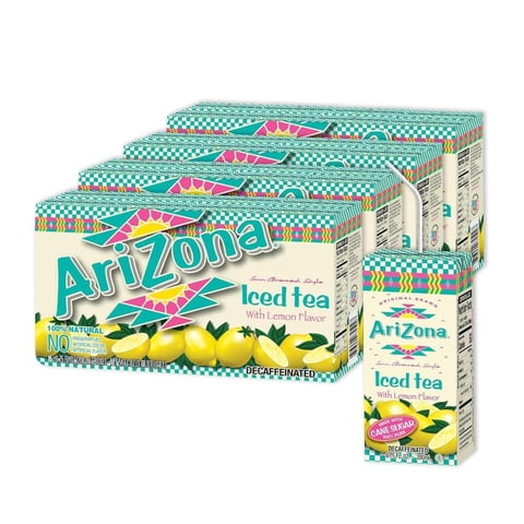 Té De Limón Descafeinado Drink Arizona, 200 Ml, Paquete De 32