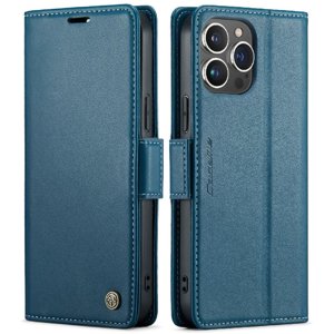Caseme Tipo Cartera Iphone 15 Pro Con Cierre Magnético, Rfid, Tarjetero, Soporte, Carga Inalámbrica