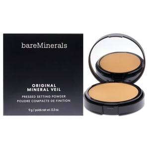 Bareminerals - Polvo Fijador Prensado Con Velo Mineral Original - Bronceado Transparente De Para Mujeres - 0,3 Oz De Polvo
