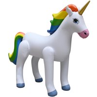 Unicornio Arcoíris Inflable Jet Creations De Pie, 76 Cm