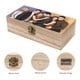 thumbnail image 3 of Friends Caja Organizadora de Madera Rústica - Caja Decorativa Multifuncional para Escritorio, Hogar, Oficina, Joyas y Manualidades, 3 of 6