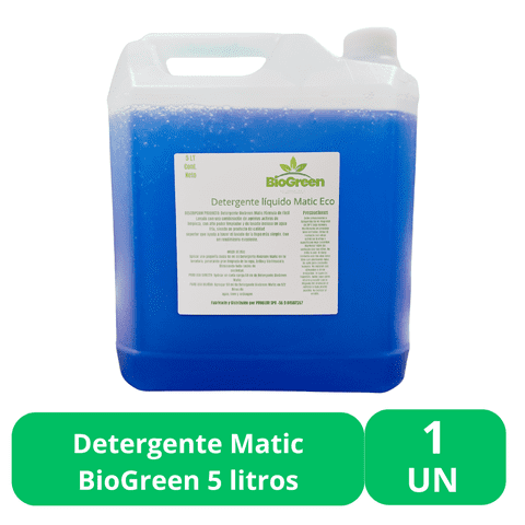 Proquim - Detergente Matic Biogreen Eco 5 Litros Unidad