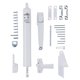 thumbnail image 1 of Kit de herrajes para puertas Wright Products VLANWH Lanai White, 1 of 6