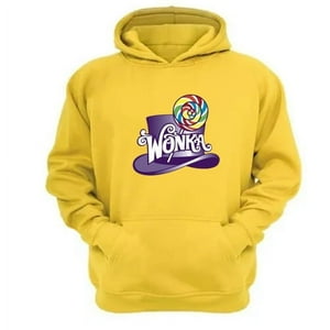 Genérico - Polerón Canguro Wonka Amarillo Talla Xs Unisex