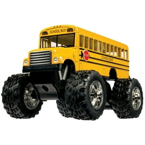 Rhode Island Novelty - Autobús Escolar Novedoso De Toy Rhode Island Big Wheel Monster Truck