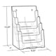 thumbnail image 3 of Soporte para archivos Azar Displays 252376 con cuatro niveles y cuatro bolsillos, 3 of 3