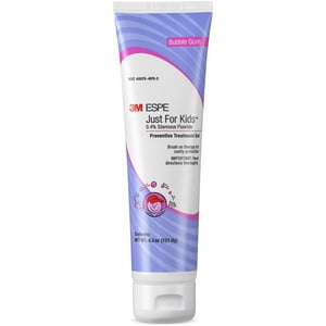 Gel De Dientes 3M Just For Kids Con Flúor Estañoso Al 0,4%, 130 Ml