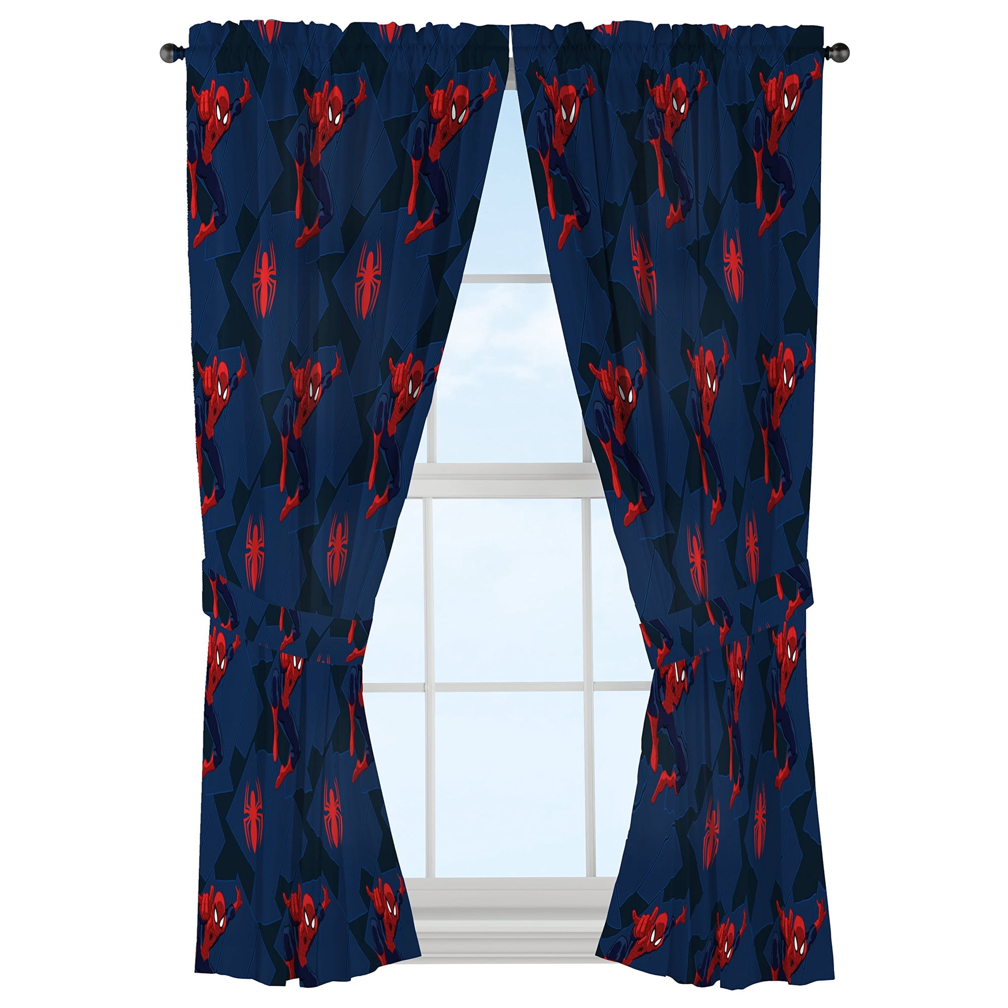 Set De Cortinas Jay Franco Marvel Spiderman Saving The Day