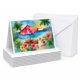 thumbnail image 1 of Paquete de 8 tarjetas de felicitación Caroline's Treasures 5×7, 1 of 8