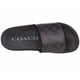 thumbnail image 4 of Sandalias COACH Udele Slide para mujer, color carbón/negro, talla 8, 4 of 6