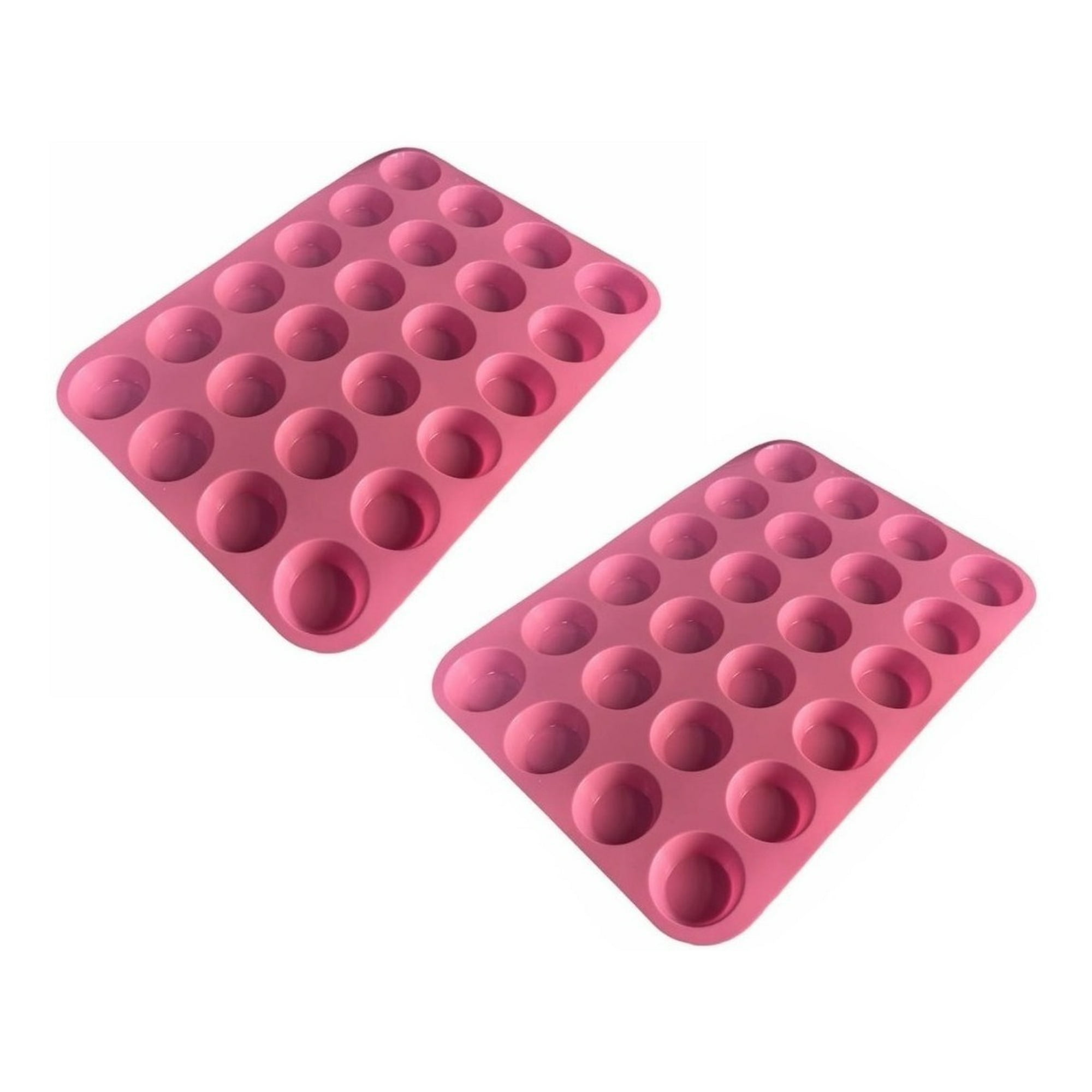 Genérico - Pack X2 Molde Cupcakes 24 Cupcakes Molde Silicona Reposteria