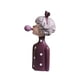 thumbnail image 4 of Estatua De Ni?a Linda, Escultura De Mesa De Resina Para Chimenea, Escritorio, Gabinete De Entrada, Color Morado, 4 of 5