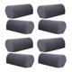 thumbnail image 5 of El juego de 8 muebles de franela sofá reposabrazos cubre protectores gris, 5 of 5