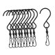thumbnail image 2 of 10x Clips De Ganchos Giratorios En Forma De S Para Colgar Flores De Viento De Jardín/macetas, 2 of 5